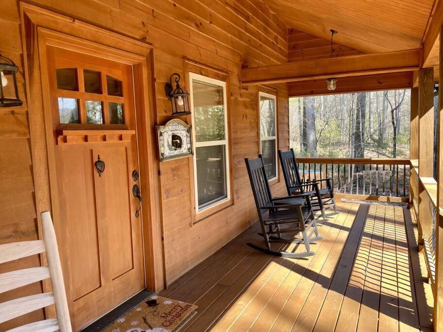 2 Bed Cabin Hot Tub Close To Helen #16 Luaran gambar